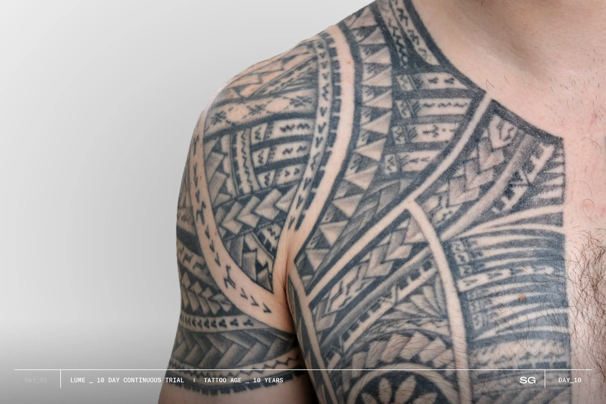 Allan tattoo before SKINGRAPHICA LUME