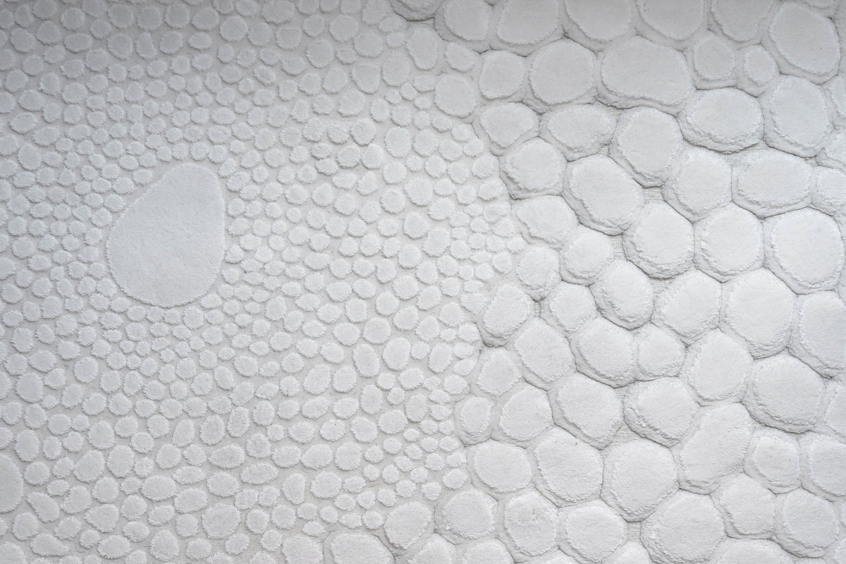 Abstract white cellular texture, how tattoo ink sits in the skin