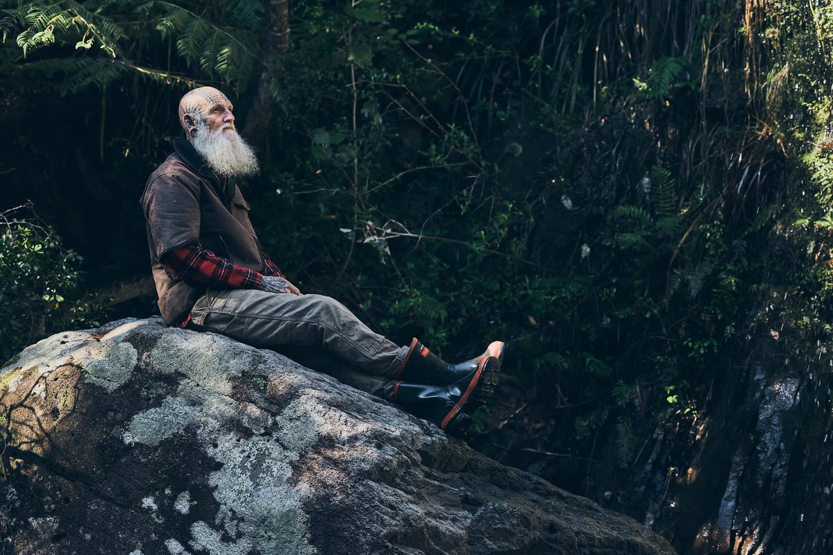 GRAPHICA Global Top 100 tattoo artist Brent McCown in the rainforest, SKINGRAPHICA Featured Artist