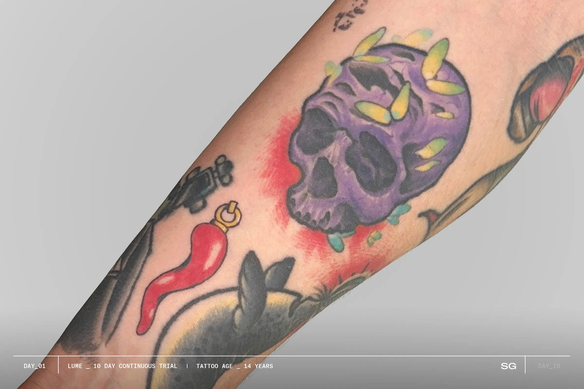 Chilli tattoo after SKINGRAPHICA LUME