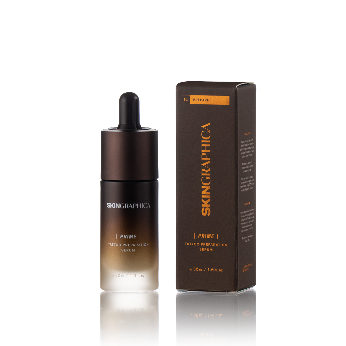 SKINGRAPHICA PRIME pre-tattoo skin preparation, boxed