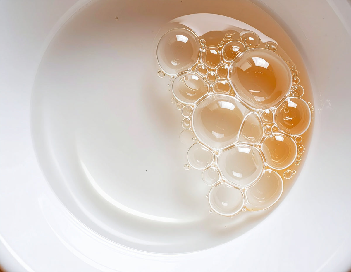 Macro of PRIME key ingredients, nourishing oils that prepare skin for tattooing